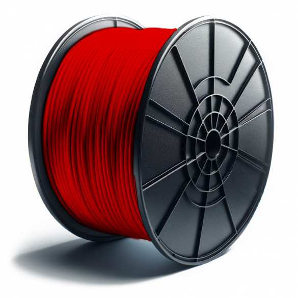 Cordelette en bobine rouge 2 mm - Tissus Price